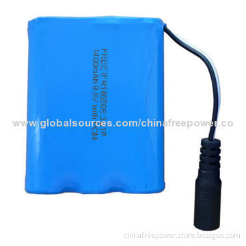 3S1P 1400mAh battery pack, Lithium iron phosphate system, safety and long life